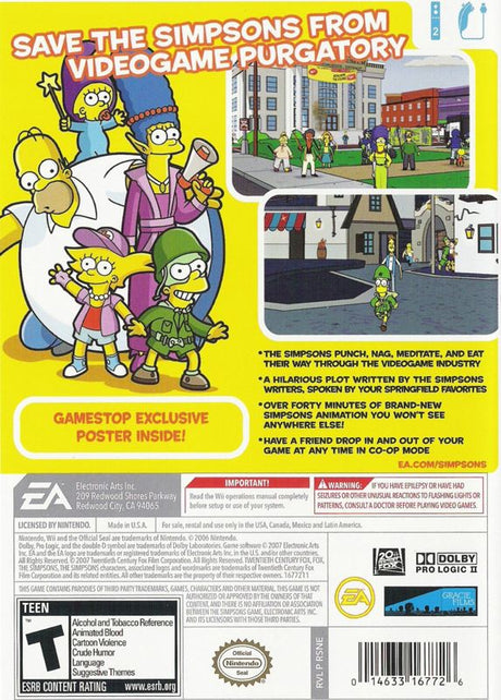 The Simpsons Game - Wii