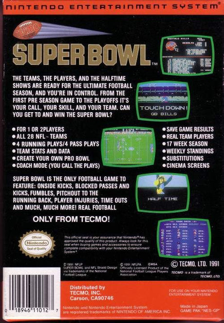 Tecmo Super Bowl - NES