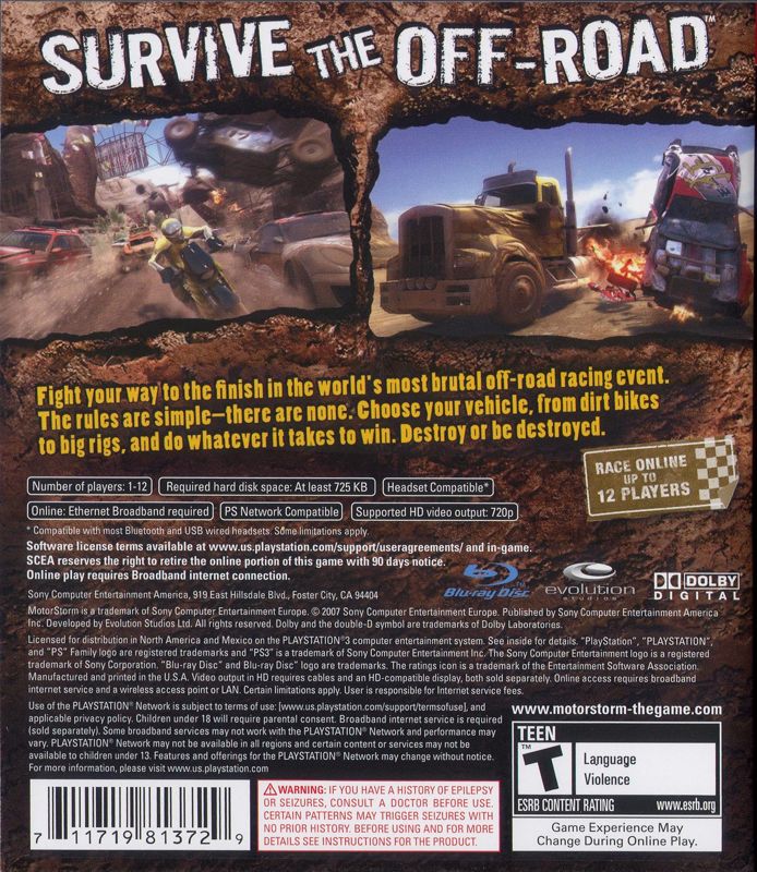 MotorStorm - PlayStation 3