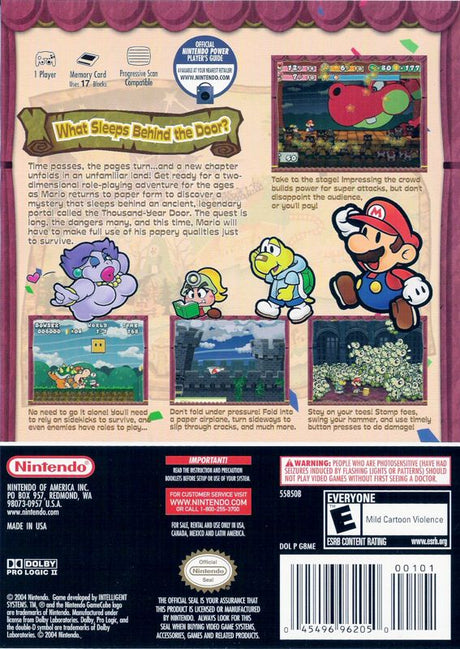 Paper Mario Thousand Year Door - GameCube