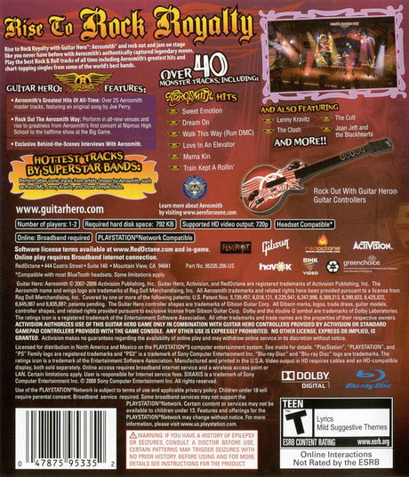 Guitar Hero: Aerosmith - PlayStation 3