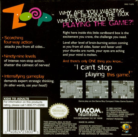 Zoop - Game Boy