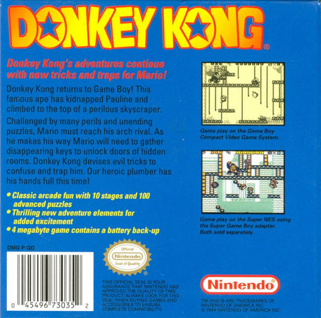 Donkey Kong - Game Boy