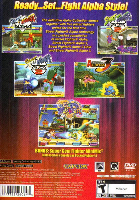 Street Fighter: Alpha - Anthology - PlayStation 2