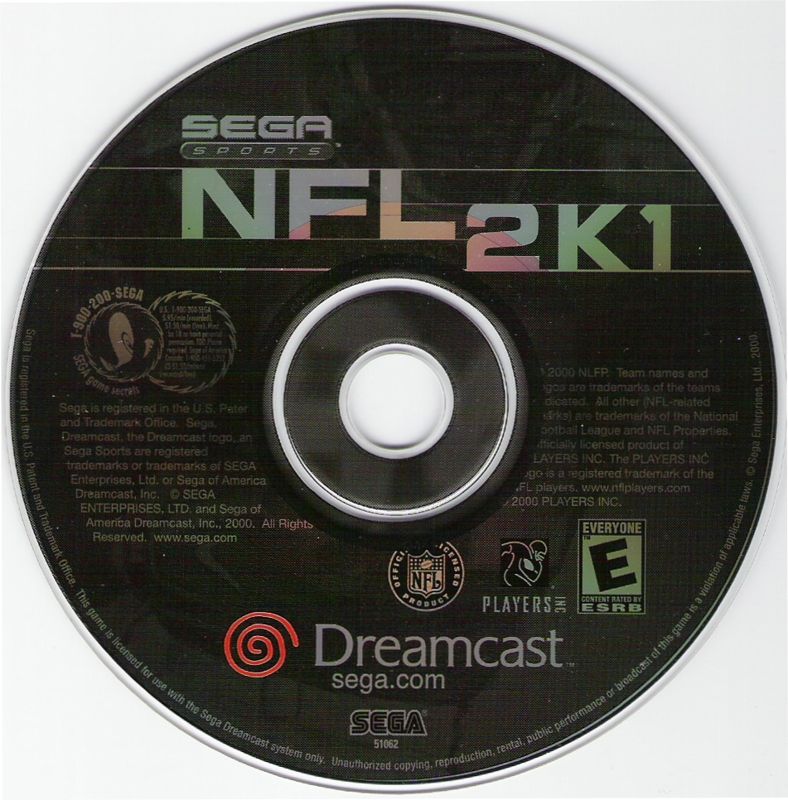 NFL 2K1 - SEGA Dreamcast