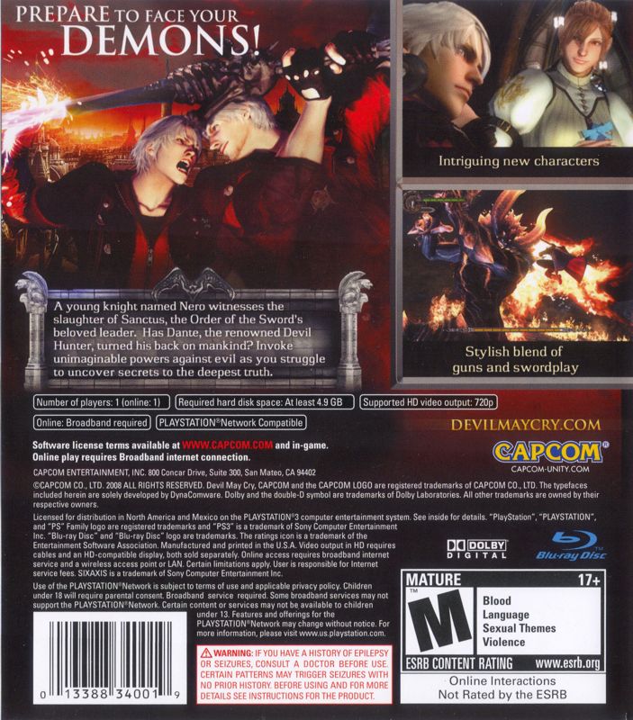 Devil May Cry 4 - PlayStation 3