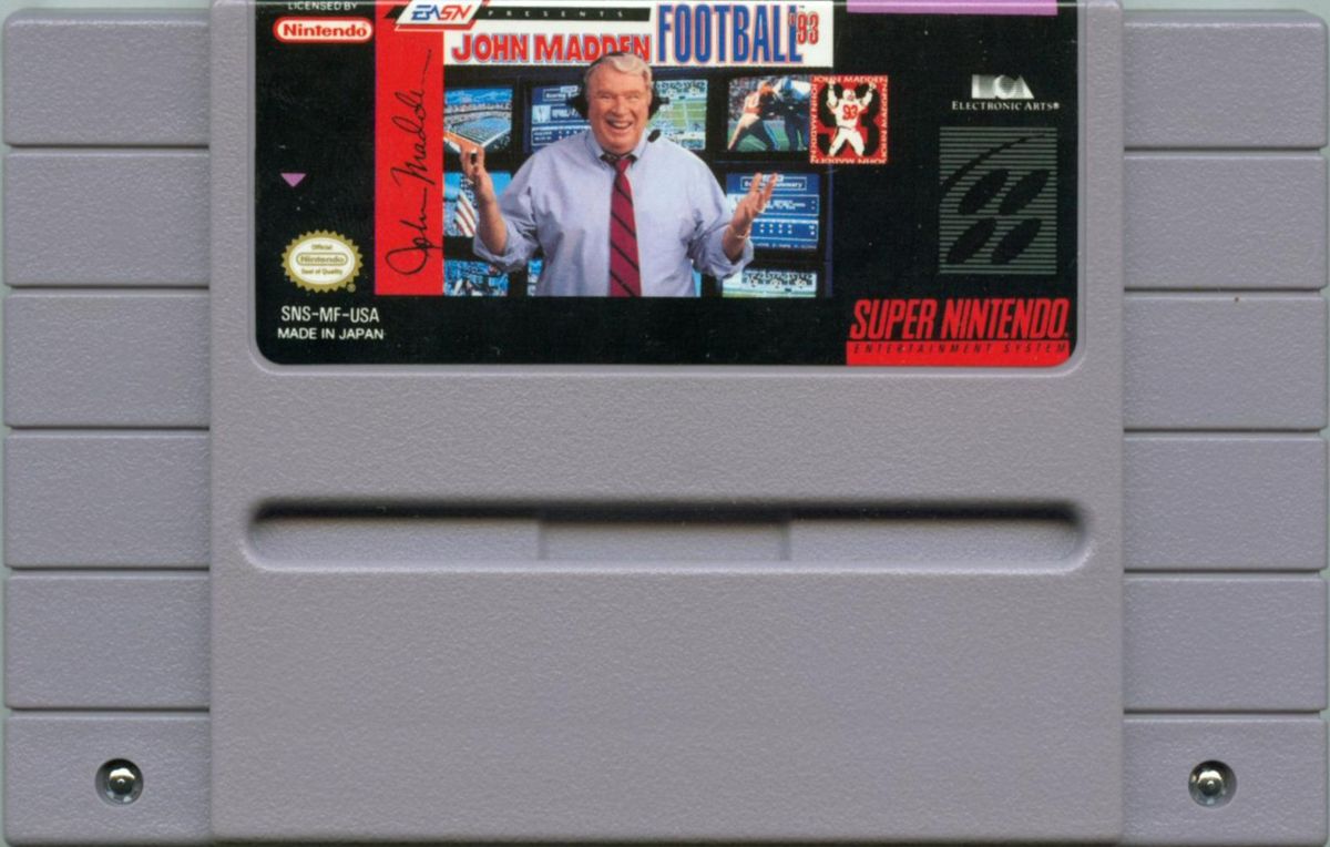 John Madden Football '93 - Super Nintendo