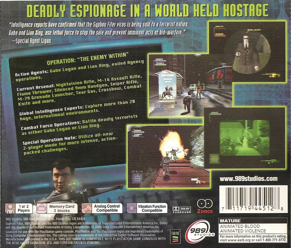 Syphon Filter 2 - PlayStation