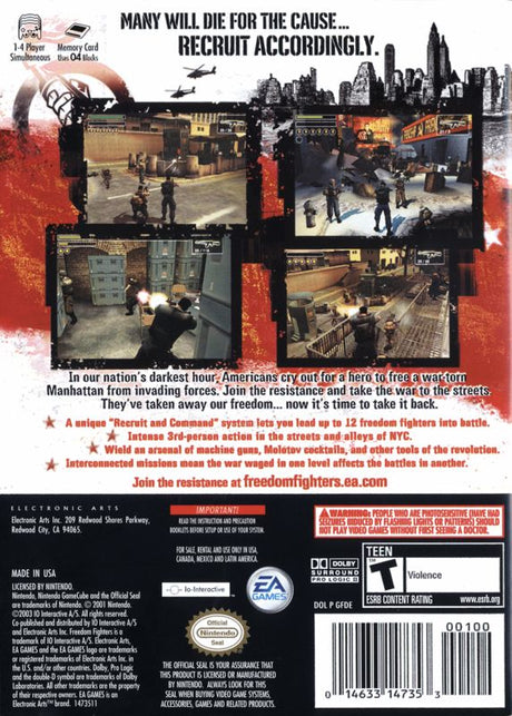 Freedom Fighters - GameCube