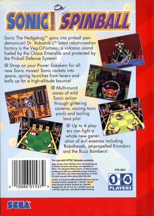 Sonic the Hedgehog: Spinball - SEGA Genesis