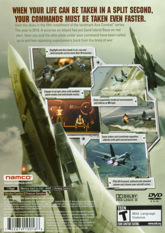 Ace Combat 5: The Unsung War - PlayStation 2