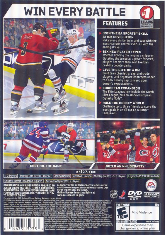 NHL 07 - PlayStation 2