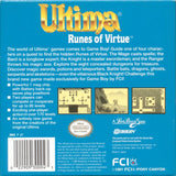 Ultima: Runes of Virtue - Game Boy