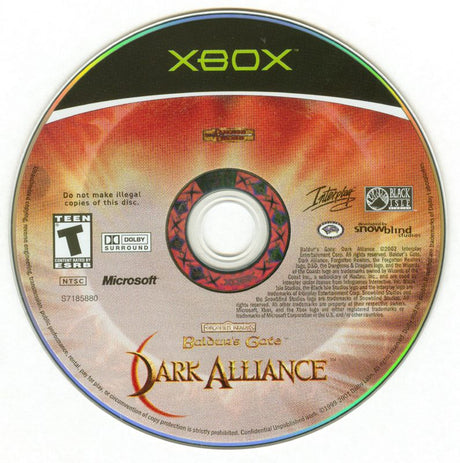 Baldur's Gate: Dark Alliance - Xbox