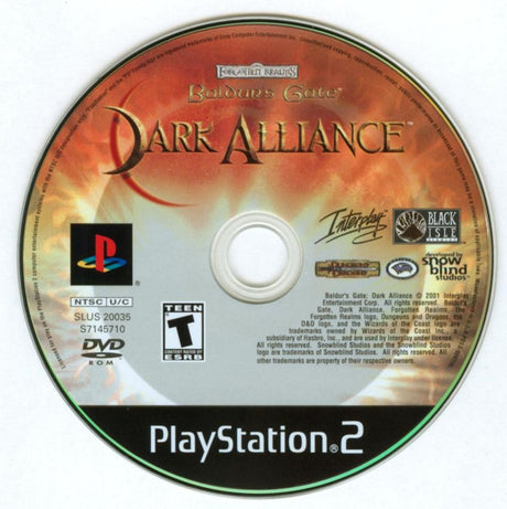 Baldur's Gate: Dark Alliance - PlayStation 2