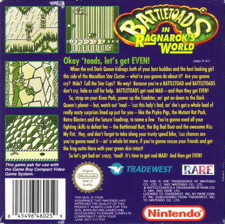 Battletoads in Ragnarok's World - Game Boy