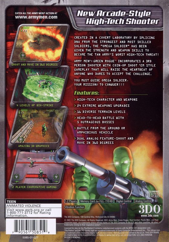 Army Men: Green Rogue - PlayStation 2