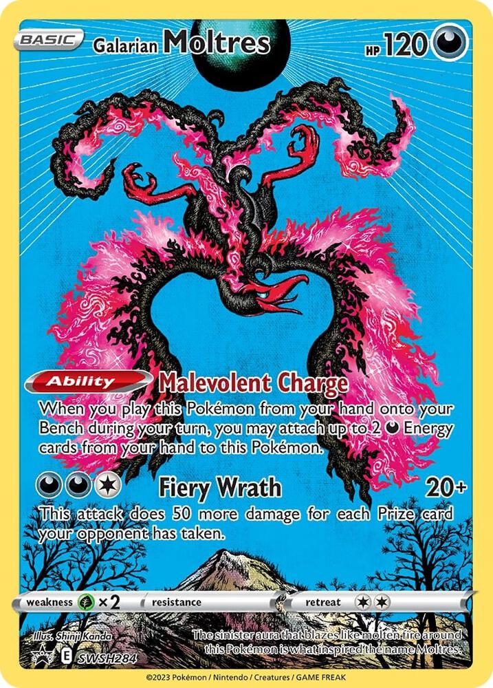 Galarian Moltres - SWSH284 (SWSH284) [SWSH: Sword & Shield Promo Cards]