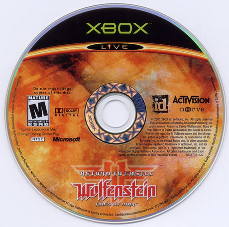 Return to Castle Wolfenstein: Tides of War - Xbox