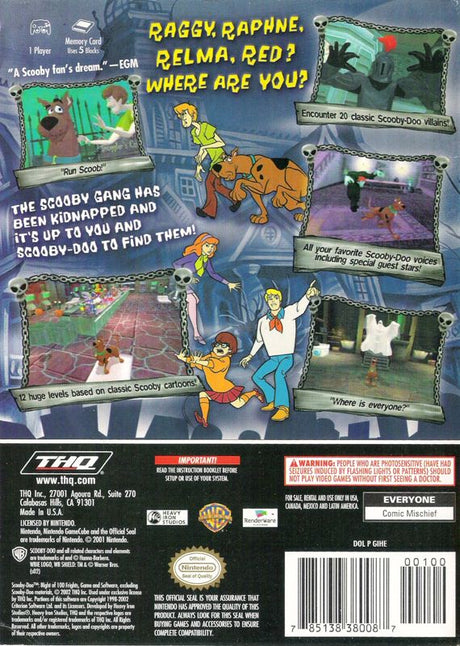 Scooby-Doo!: Night of 100 Frights - GameCube
