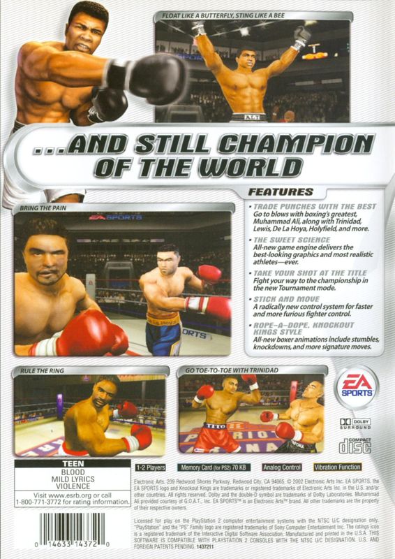 Knockout Kings 2002 - PlayStation 2