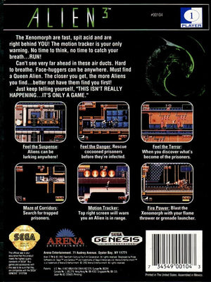 Alien 3 - SEGA Genesis