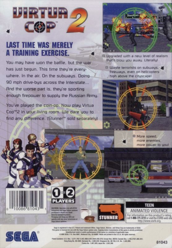 Virtua Cop 2 - SEGA Saturn