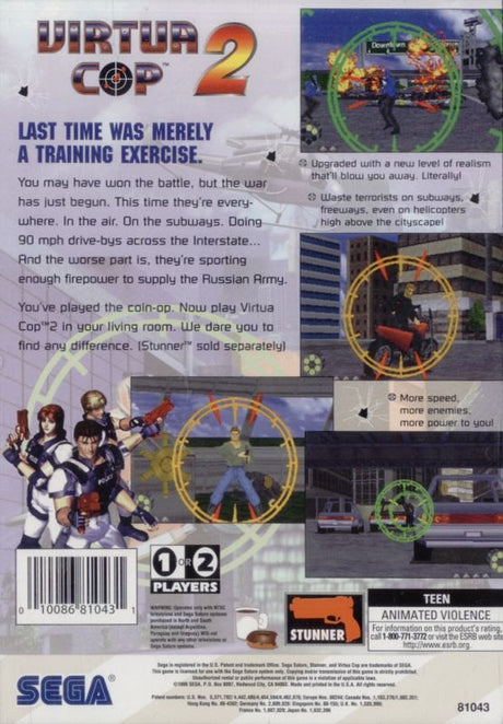 Virtua Cop 2 - SEGA Saturn