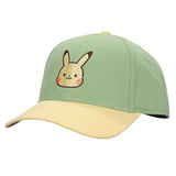 Pokemon Chibi Pikachu Green Snapback Hat