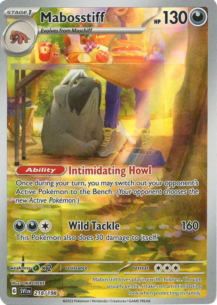 Mabosstiff - 218/198 - SV01: Scarlet & Violet Base Set