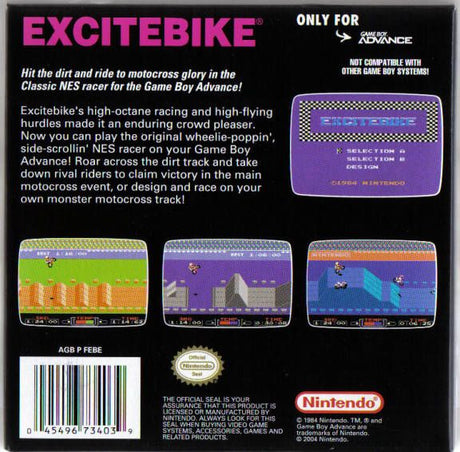 Classic NES Series: Excitebike - Game Boy Advance