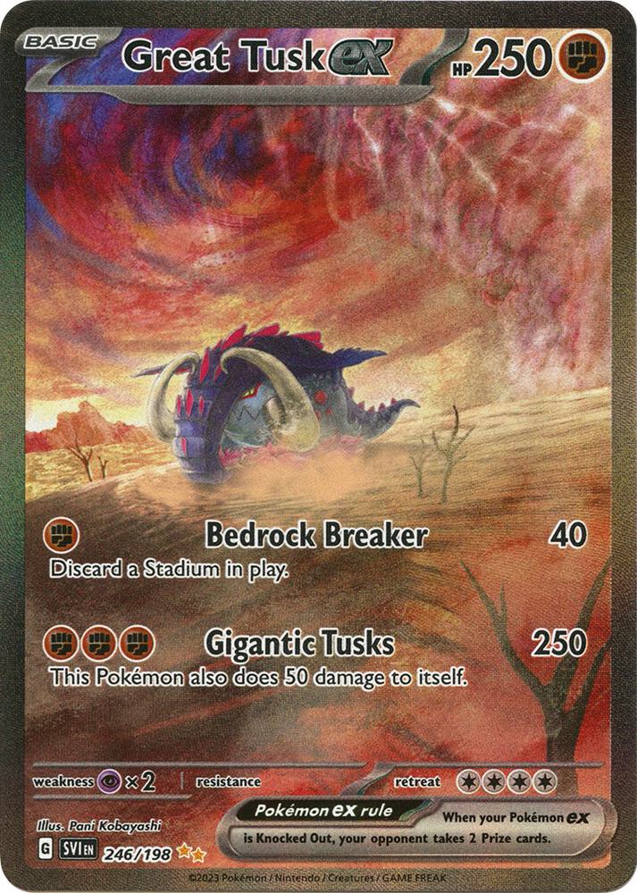 Great Tusk ex - 246/198 (246/198) [SV01: Scarlet & Violet Base Set]