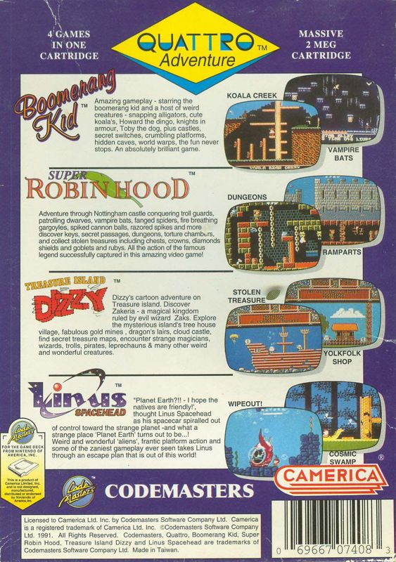 Quattro Adventure - NES