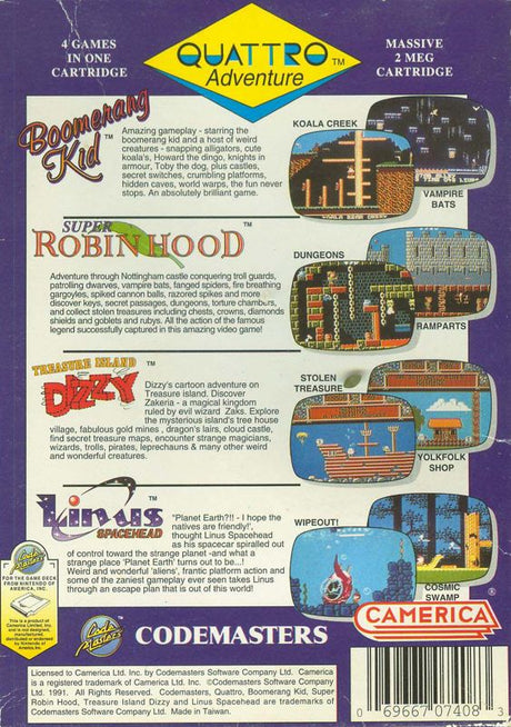 Quattro Adventure - NES
