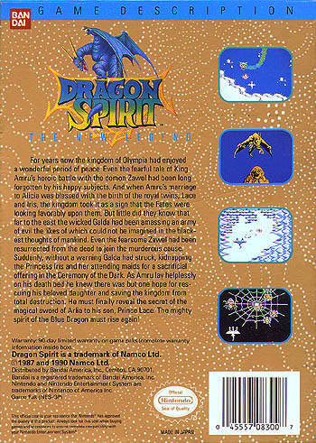Dragon Spirit - NES