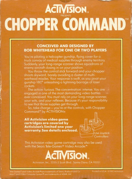 Chopper Command - Atari 2600