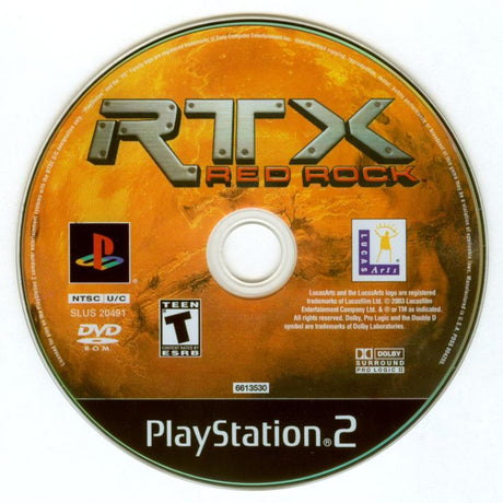 RTX: Red Rock - PlayStation 2