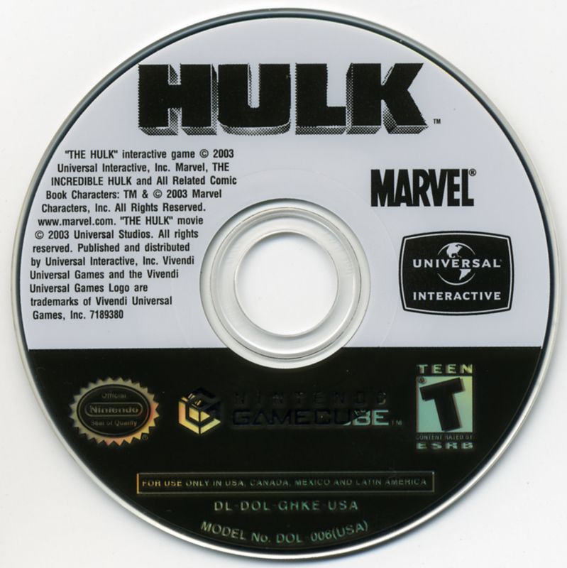 Hulk - GameCube
