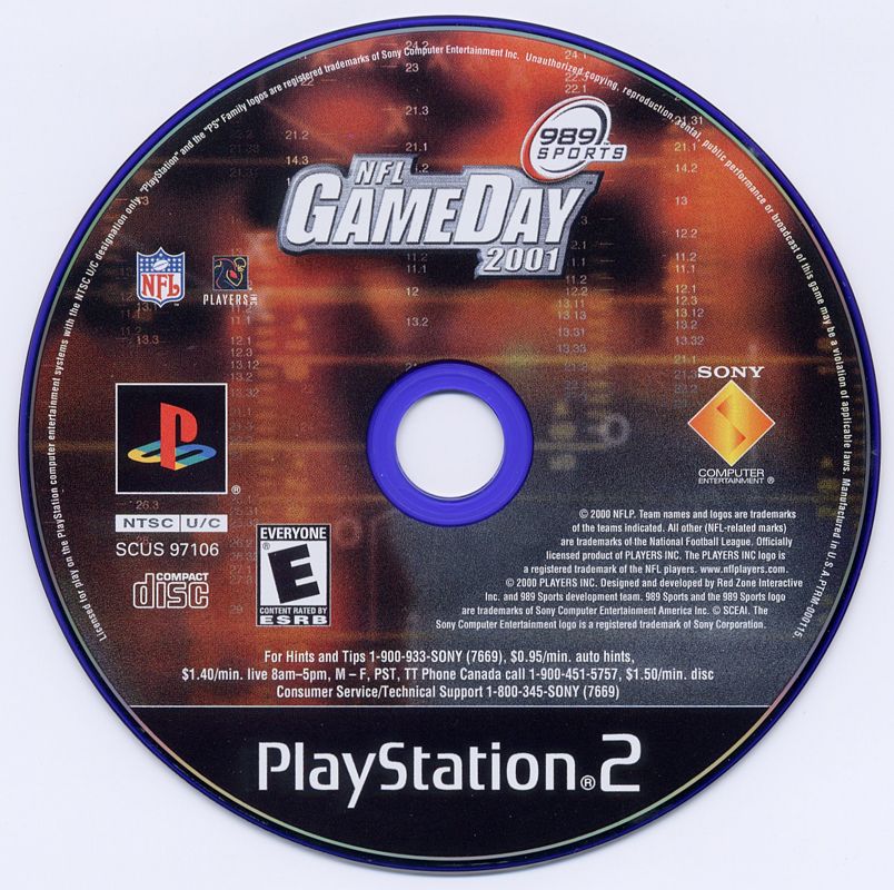 NFL GameDay 2001 - PlayStation 2