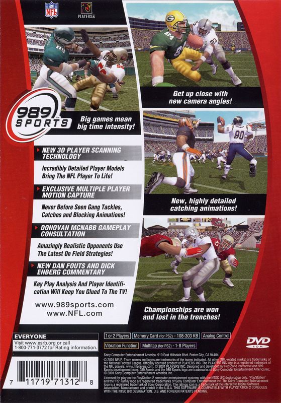 NFL GameDay 2002 - PlayStation 2