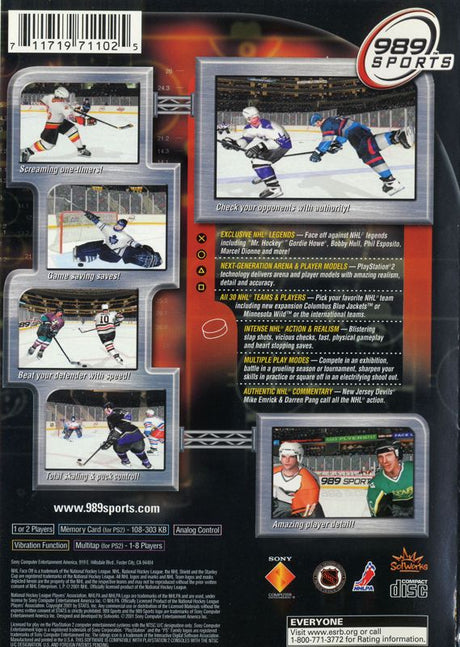 NHL FaceOff 2001 - PlayStation 2