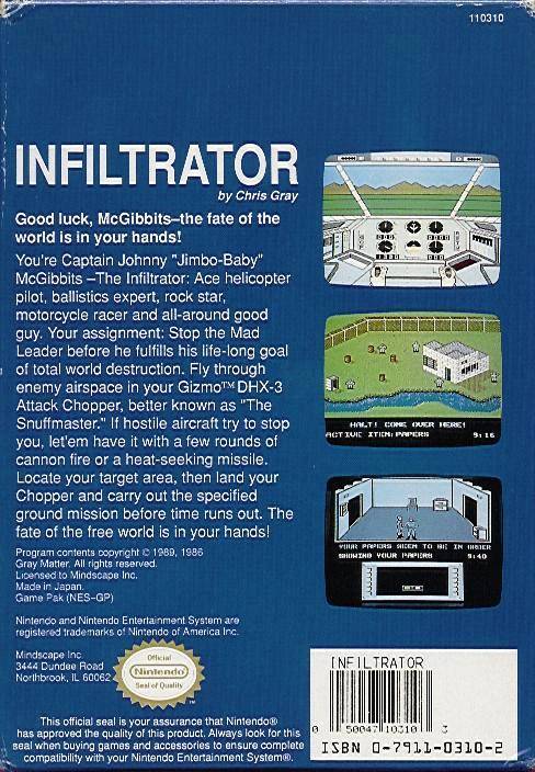 Infiltrator - NES