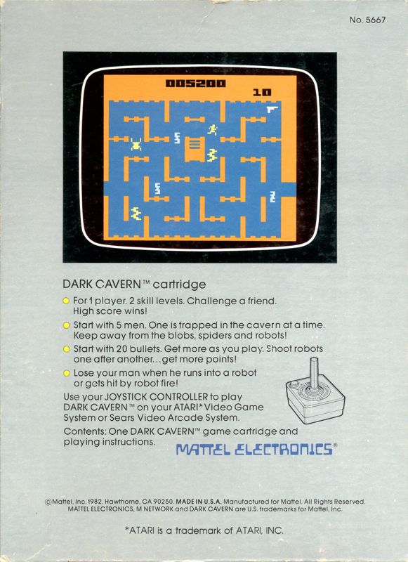 Dark Cavern - Atari 2600