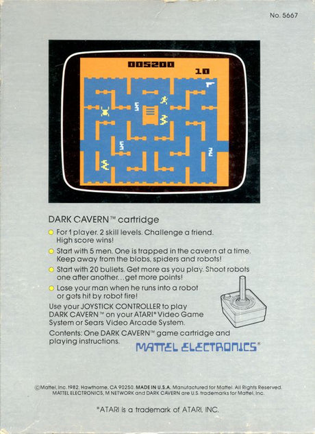Dark Cavern - Atari 2600