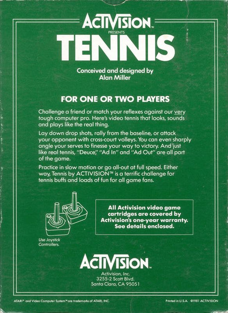 Tennis - Atari 2600