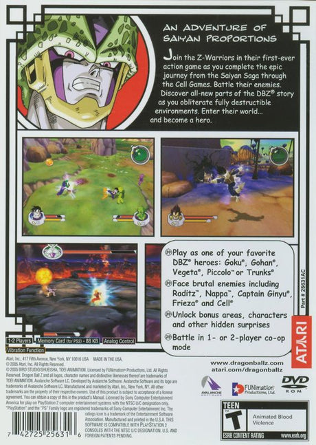 Dragon Ball Z: Sagas - PlayStation 2