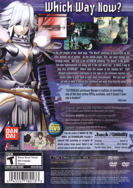 .hack//Outbreak: Part 3 - PlayStation 2