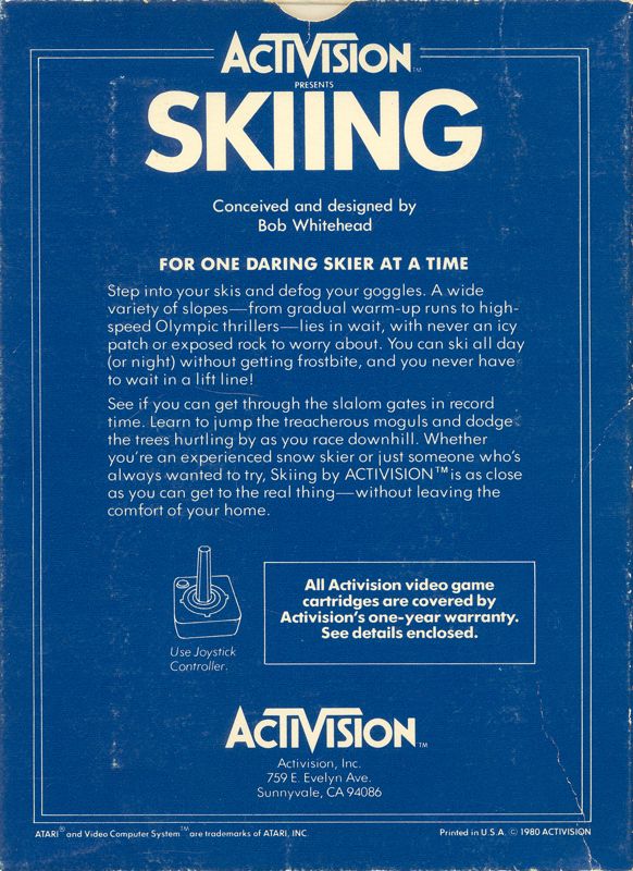 Skiing - Atari 2600