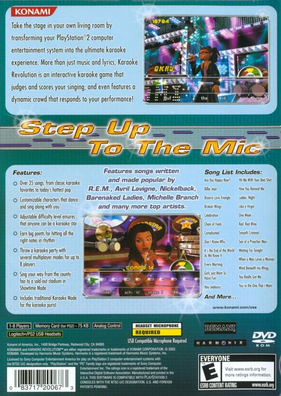 Karaoke Revolution - PlayStation 2