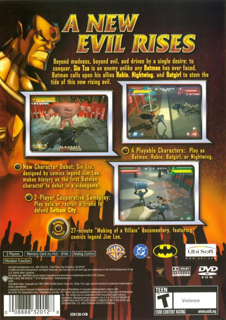 Batman Rise of Sin Tzu - PlayStation 2